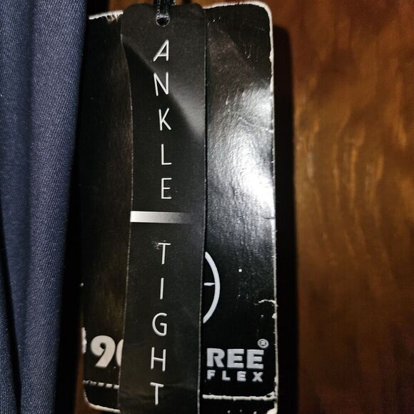 90 Degree By Reflex Medium Gunmetal Yoga Leggings| Side Cutout Compression NWT - Picture 8 of 8